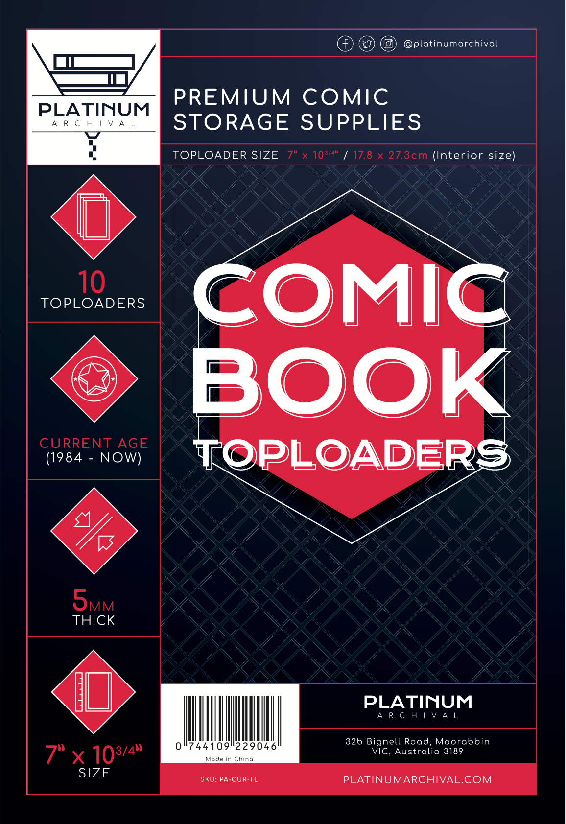 Current Comic Toploaders