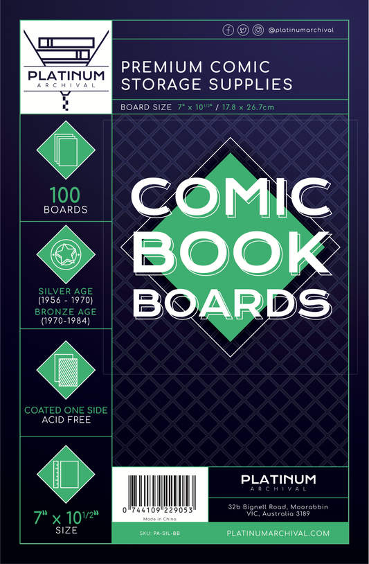 Silver Comic Boards